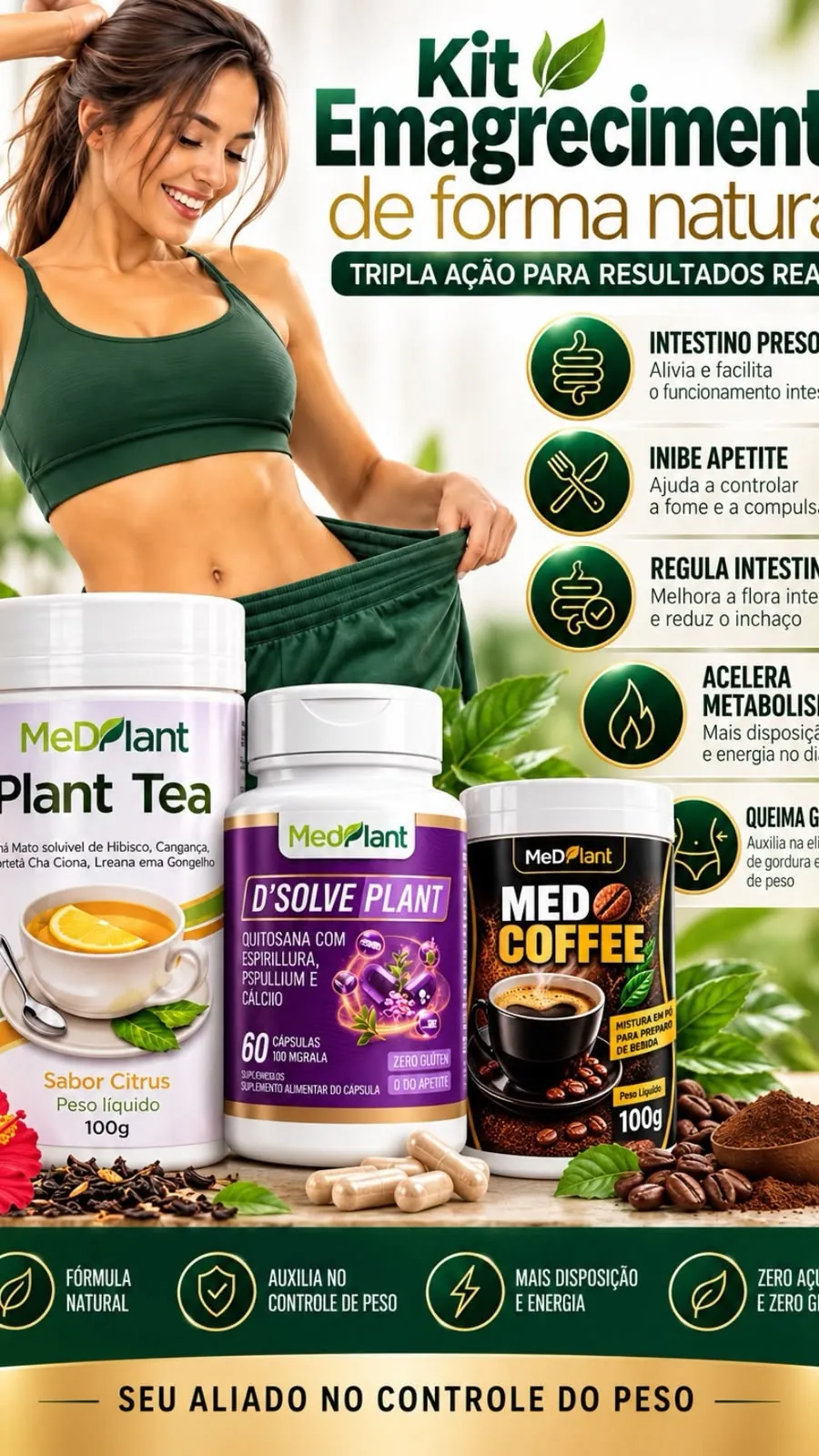 Plant Tea, D'Solve Plant e Med Coffee